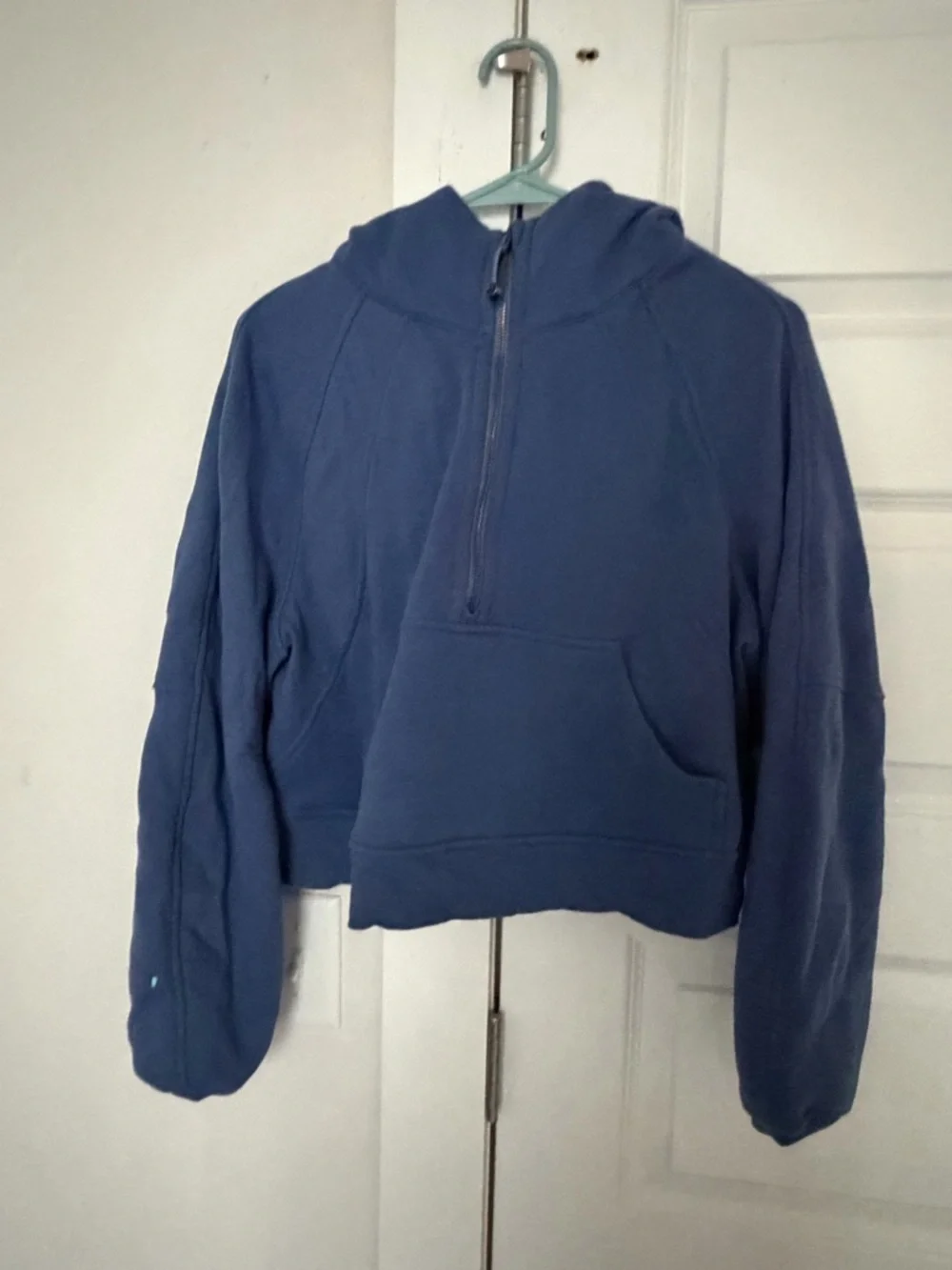 lululemon athletica Navy Blue Half-Zip Hoodie Sweater - Picture 3 of 6